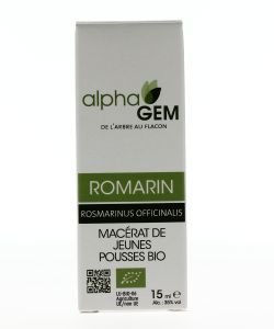 Romarin (Rosmarinus officinalis) bourgeon BIO, 15 ml